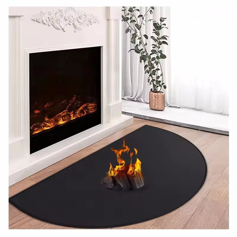 Custom Protection Fire Pit Fiberglass Extinguishing 36 Inch Silicone Safety Office Carpet Fireproof 